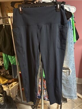 RBX Navy Blue Leggings with Side Pockets